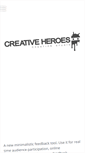 Mobile Screenshot of creativehero.es